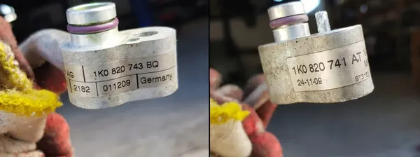 Ilmastointijärjestelmän letkusetti - Audi A3 8P VW Golf V VI image 2