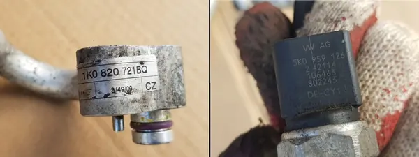 Ilmastointijärjestelmän letkusetti - Audi A3 8P VW Golf V VI image 3