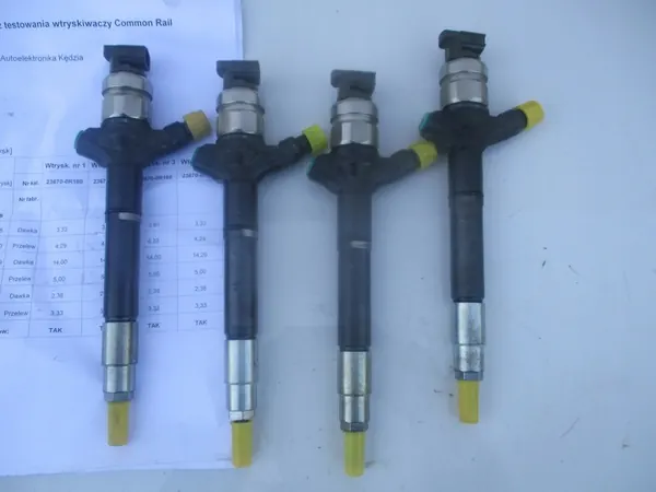 Toyota Avensis T25 Injektor 2.0 2.2 D4D OEM 23670-0R160 image 2