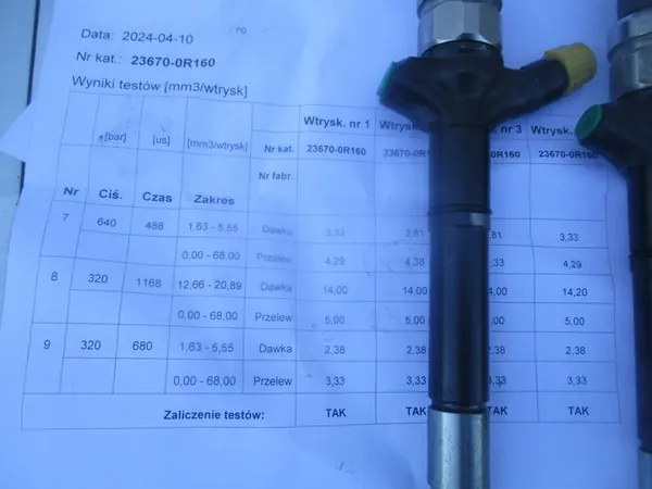 Toyota Avensis T25 Injektor 2.0 2.2 D4D OEM 23670-0R160 image 3