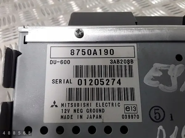 Ecrã de visualização Mitsubishi L200 OEM 8750A190 image 3