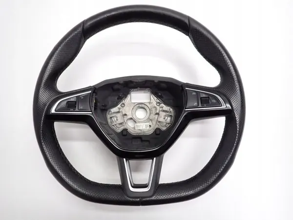 Volante Multifunção Couro OEM 565419091D Skoda image 2