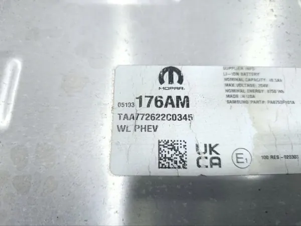 Batterie Jeep OEM 05193176AM pour Grand Cherokee V image 9