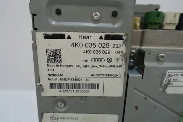 Módulo Navegación Audi MIB2 OEM 4K0035029 - Usado image 5
