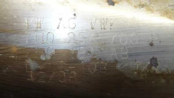 VW T5 DPF Katalysator 2.5 TDI OEM 7H0254700 image 4