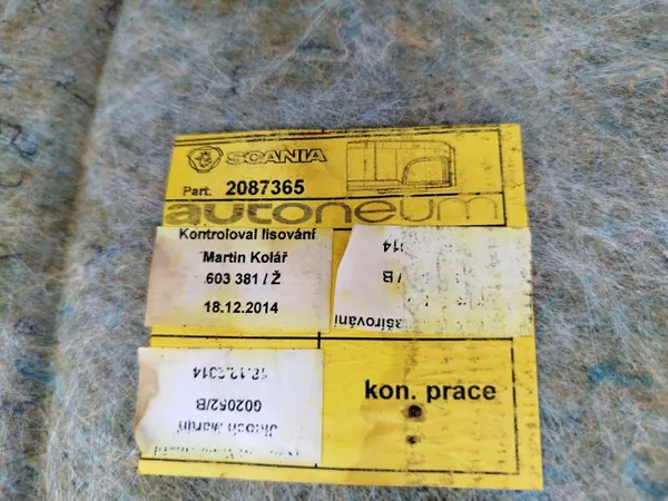 OEM 2087365 Estofamento Lateral Esquerdo para Scania Streamline image 4