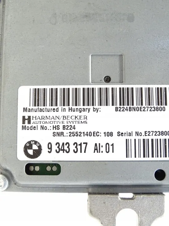 Audioversterker OEM 9343317 voor BMW F20 F21 F22 image 3