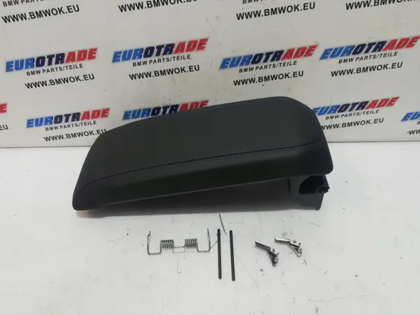 Accoudoir BMW OEM 9460090 Cuir Couture Bleue image 2
