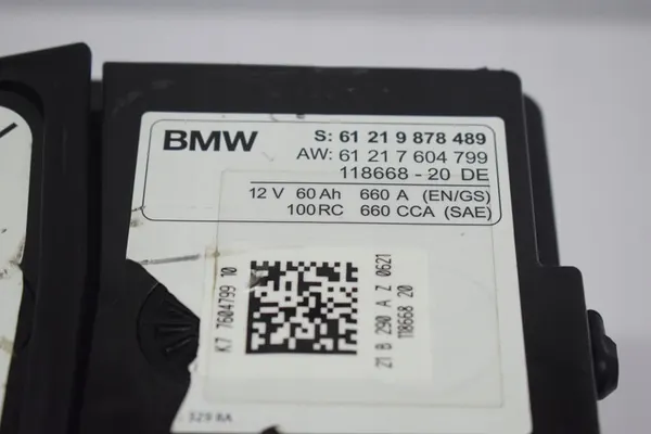 BMW AGM-Batterie 60Ah 660A image 2