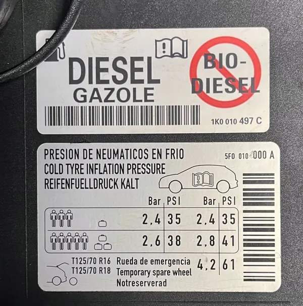 Trappe à carburant OEM 5F9809905B pour SEAT Leon III 2012-2020 image 6