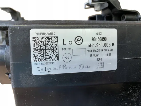 VW GOLF VIII 8 FAROL LED ESQUERDO 5H1941005B image 7