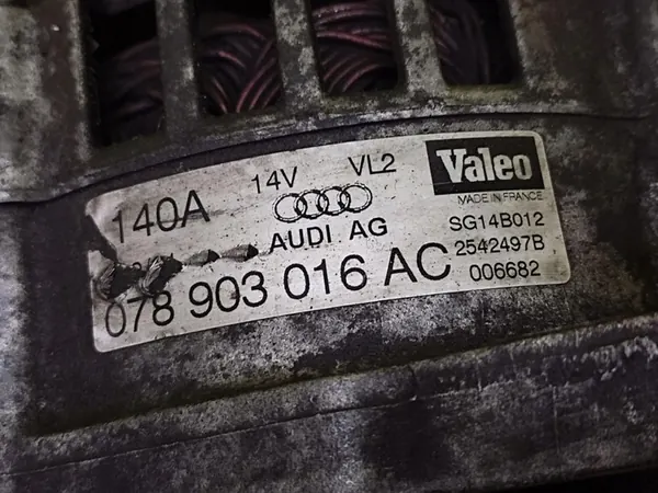 Alternatore AUDI A4 B5 2.5 TDI 078903016AC image 5