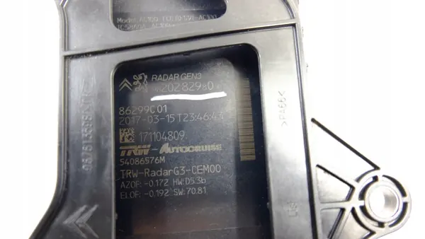 Radarsensor PEUGEOT 3008 II OEM 9820282980 image 3