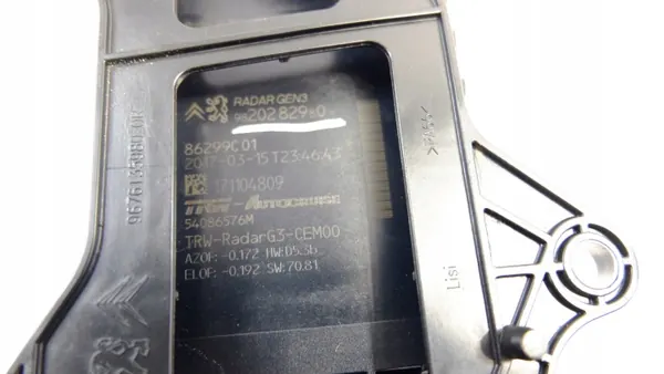 Radarsensor PEUGEOT 3008 II OEM 9820282980 image 9