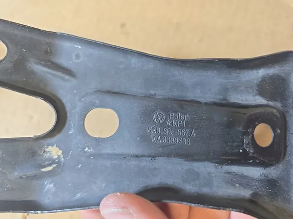 VW GOLF VI Frontstoßstangenhalter 5K0805567A OEM image 3