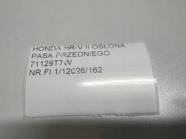 Cubierta de cerradura capó Honda HR-V OEM 71129T7W image 10