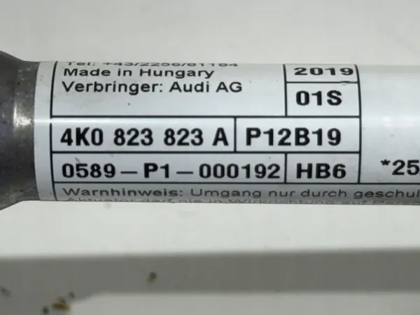 Audi A6 C8 Rechter Motorkapscharnier OEM 4K0823302A image 6