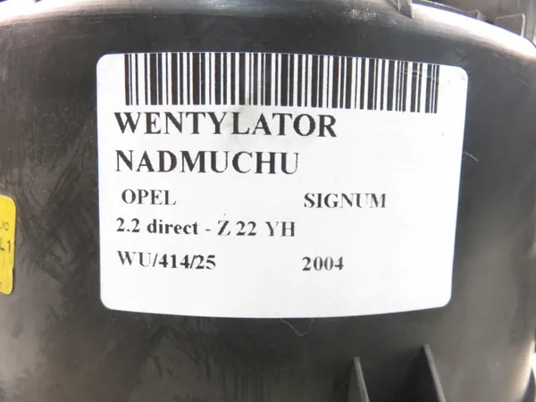 Valeo Fläkt OEM 985852T för Opel Vectra C image 4