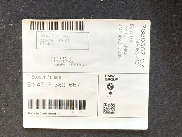 Mini F60 varapyörän kansi OEM 51477380667 image 8