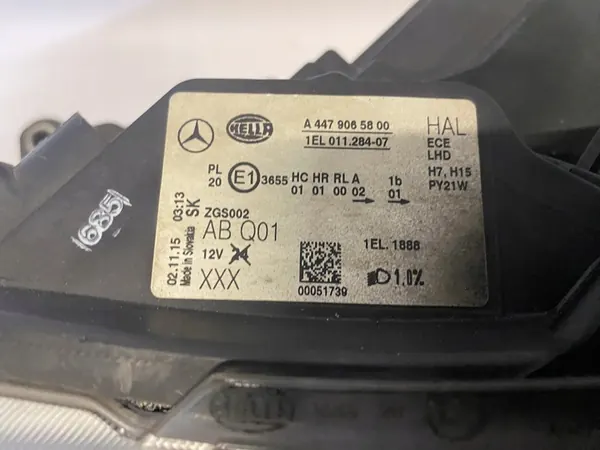 Voorkantlamp Mercedes-Benz Vito Viano W447 2019 image 6