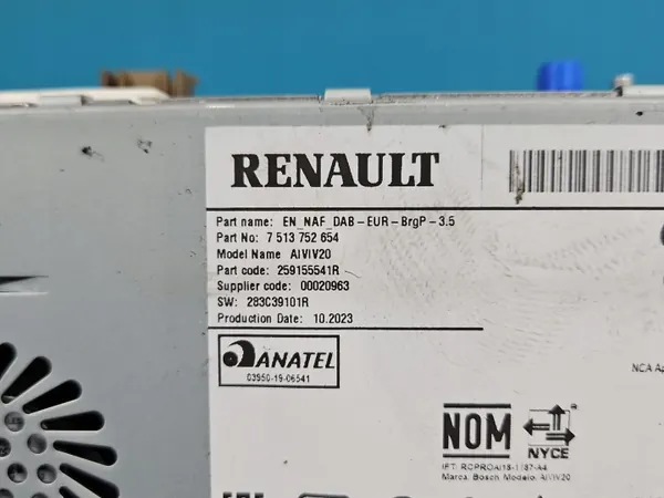 Radio OEM 259155541R pour Renault Trafic III image 7