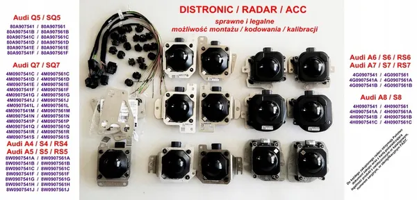 Distronic Radarsensor - Audi Q5 SQ5 80A FY image 3