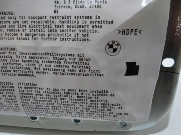 OEM 9259262 Passagerar Airbag för BMW X3 F25 image 4