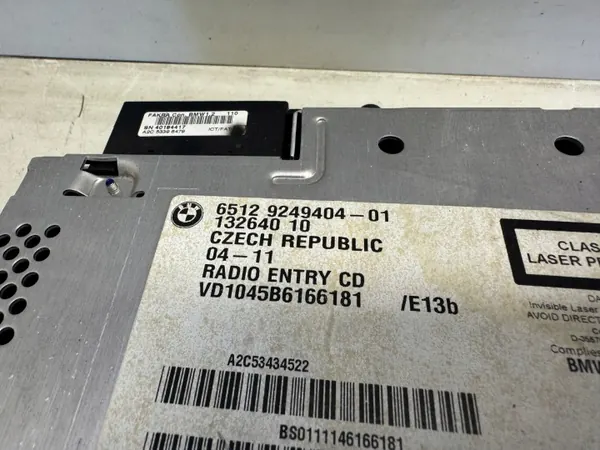 BMW 1 E87 Radio CD OEM 9249404 - Gebruikt image 5