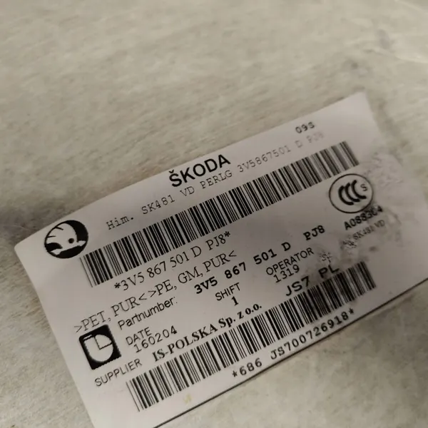 Skoda Superb III Innertak OEM 3V5867501D - Begagnad image 10