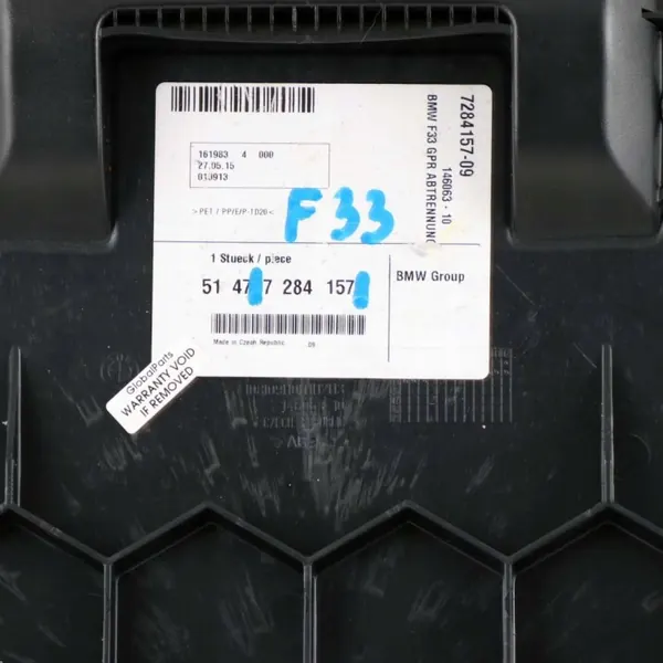 Cubierta de maletero BMW F33 F83 M4 OEM 7284157 image 9