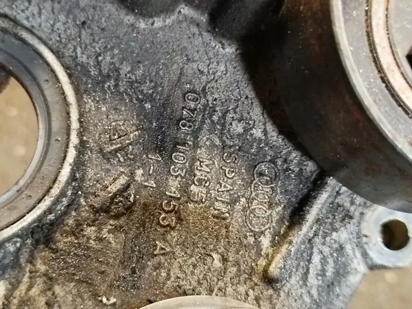 Poulie vilebrequin Audi A6 C5 2.4B OEM 078103153A image 3
