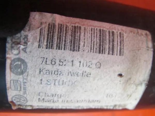 VW Touareg 7LA 2.5 TDI Drivaxel 7L6521102Q image 4