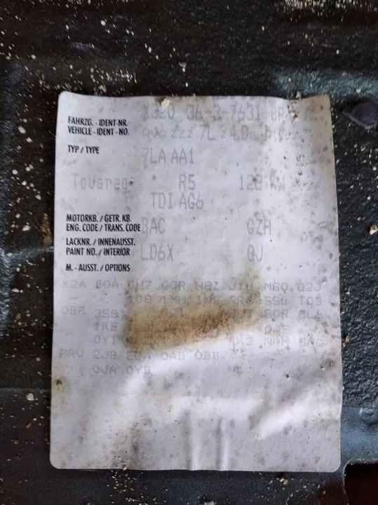 VW Touareg 7LA 2.5 TDI Drivaxel 7L6521102Q image 8