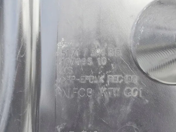 BMW X3 G01 X4 G02 Front Left Wheel Arch OEM 51717394815 image 6