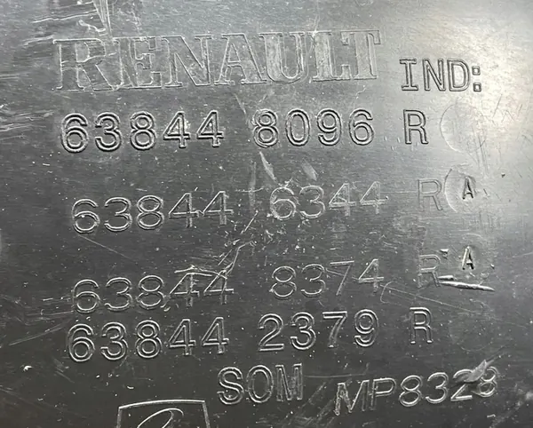 D50 DACIA SANDERO III 2022 Front Right Wheel Arch 638448096R image 3