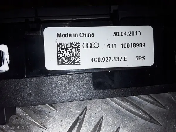Interruptor Audi A7 Sportback OEM 4g0927137e - Usado image 3