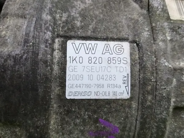 Compresseur climatisation VW Passat B6 OEM 1K0820859S image 5