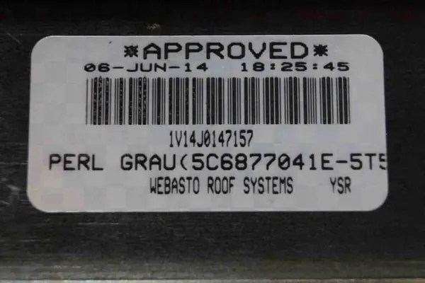 VW Kattoikkuna OEM 5K09595915C6877041E Jetta MK6 image 7