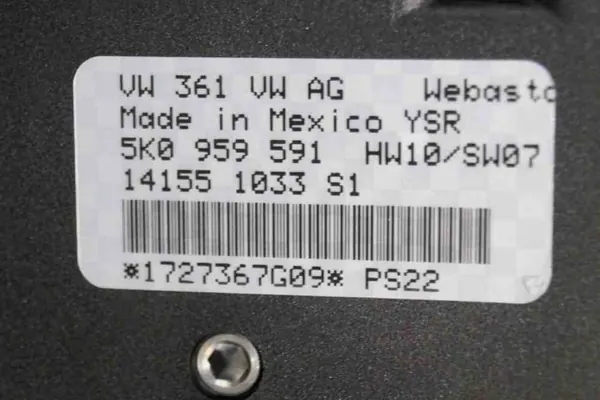 VW Kattoikkuna OEM 5K09595915C6877041E Jetta MK6 image 8
