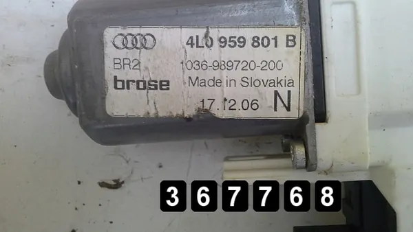 Régulateur de vitre Audi Q7 OEM AM-367768 Occasion image 7