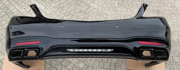 Achterbumper en diffuser Mercedes S-Class 222 Lift 63 AMG image 2