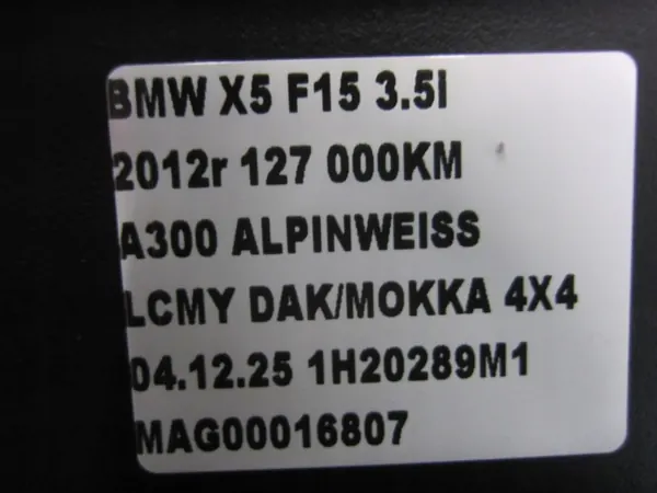 BMW X5 F15 B-stijlafdekking Links OEM 51437382337 image 9