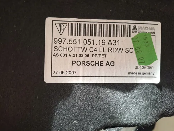 Porsche Kofferraumteppich OEM 99755105119 - Gebraucht image 3