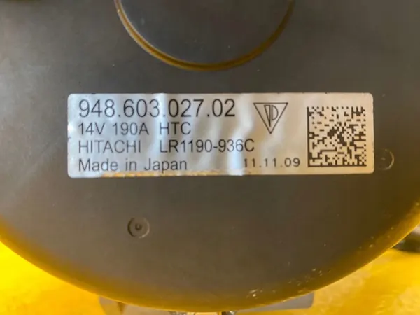 Vaihtovirtageneraattori Porsche Panamera OE 94860302702 image 6