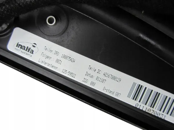 Teto solar Mercedes CL W216 OEM A2167800129 Usado image 4