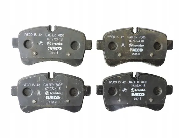 Pastillas de freno Iveco OE 42555917 image 2