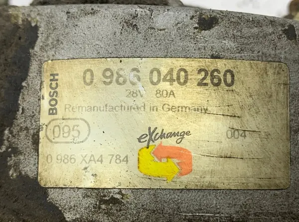 Vaihtovirtageneraattori Mercedes-Benz OE A0091549802 image 3