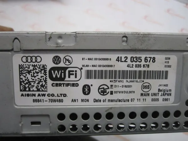 Lecteur de carte SD Audi Q7 4L I OEM 4L2035678 image 10