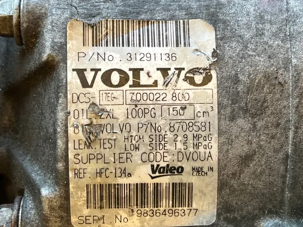 Ilmastointikompressori Volvo S60 V70 3.0 T6 image 2