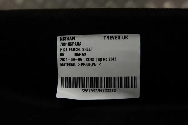 Nissan Juke II kofferbakplank OEM 799106PA0A - Gebruikt image 9